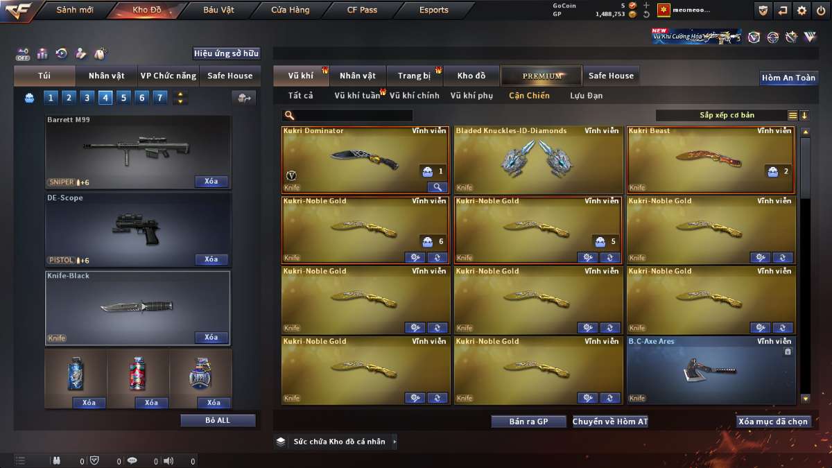 shop acc cf uy tin gia re